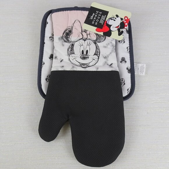 NWT Disney Minnie Mouse Oven Mitt & Potholder Set - Picture 2 of 6